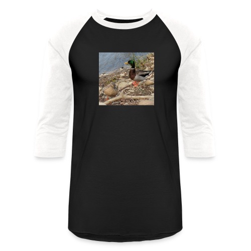 Pigeon Forge Duck Couple - Unisex Baseball T-Shirt