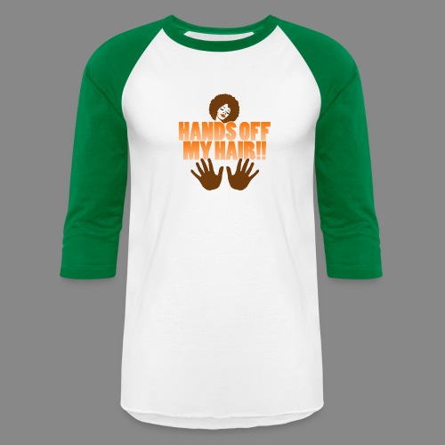 Hands Off! - Unisex Baseball T-Shirt