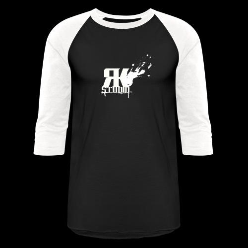 RKStudio White Logo Version - Unisex Baseball T-Shirt