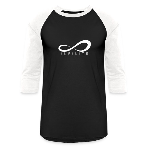 Infinite Logo in White Women's Hoodie - Unisex Baseball T-Shirt