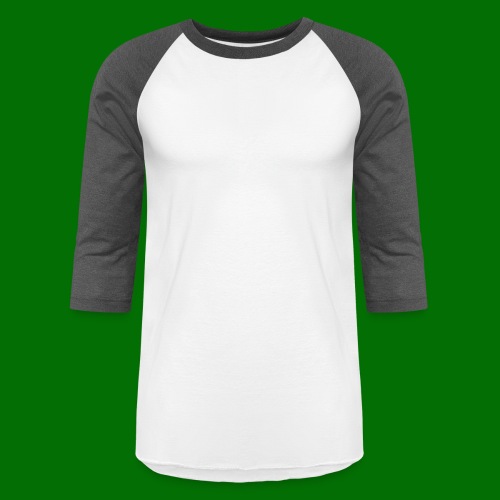 SPC Logo White - Unisex Baseball T-Shirt