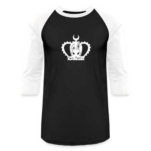 Hare Majesty (White) - Unisex Baseball T-Shirt