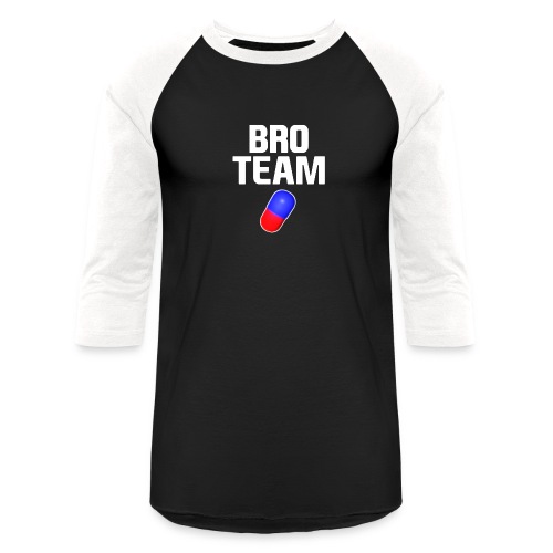 Bro Team White Words Logo Women's T-Shirts - Unisex Baseball T-Shirt
