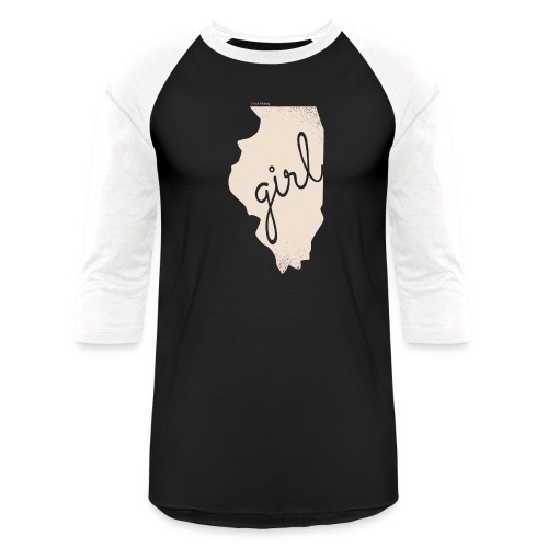 Illinois Girl Product - Unisex Baseball T-Shirt