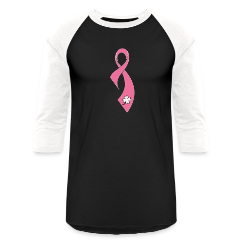 TB Breast Cancer Awareness Ribbon - Unisex Baseball T-Shirt