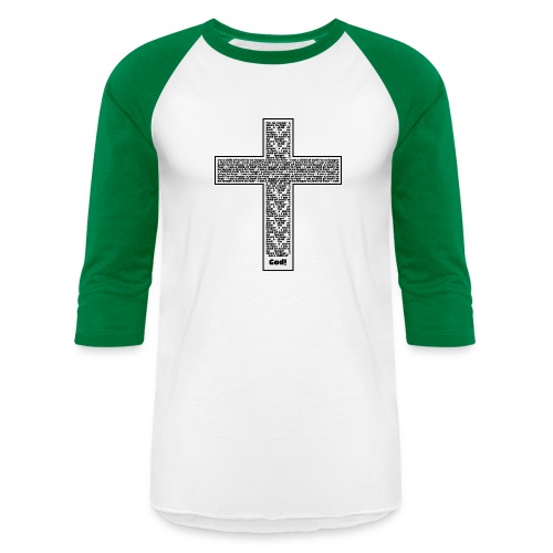 Jesus cross. I'm no longer a slave to fear. - Unisex Baseball T-Shirt