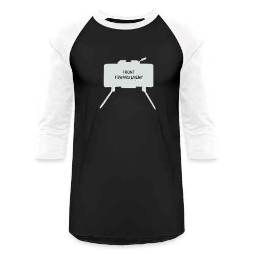 Claymore Mine (Minimalist/Light) - Unisex Baseball T-Shirt
