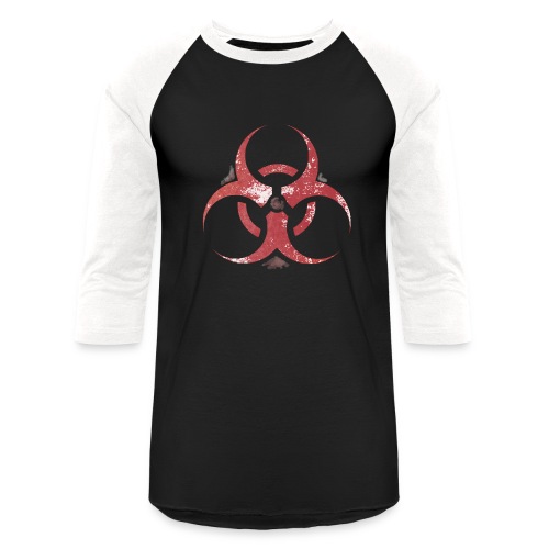 Medicine Emblem w/ White Logo - Unisex Baseball T-Shirt