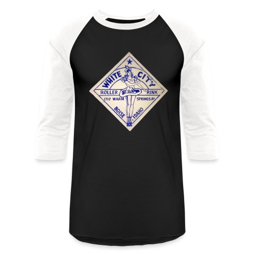 White City Roller Girl - Unisex Baseball T-Shirt
