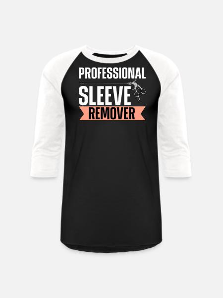 Funny Gastric Sleeve Bypass - Unisex Baseball T-Shirt - black/white