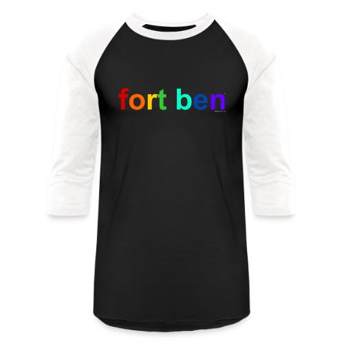 fort ben multi dark - Unisex Baseball T-Shirt