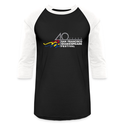 SFSF 40th Anniversary Logo - Unisex Baseball T-Shirt
