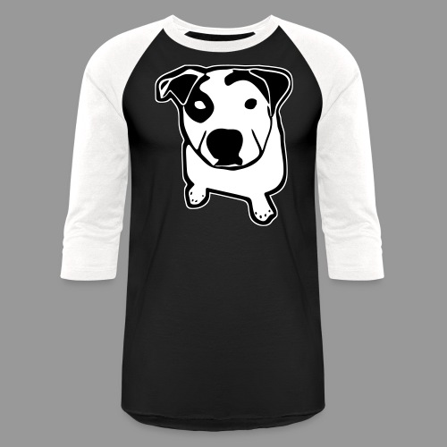 Pit Bull T-Bone - Unisex Baseball T-Shirt