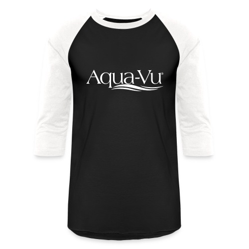 Aqua-Vu White/White - Unisex Baseball T-Shirt