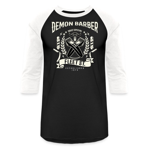 Demon Barber of Fleet Street - Unisex Baseball T-Shirt