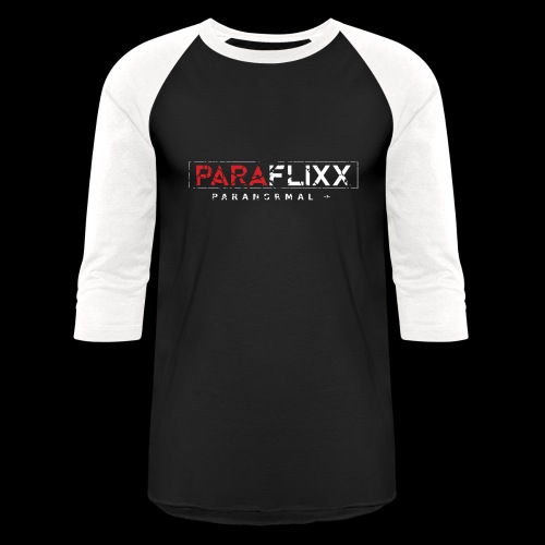 PARAFlixx White Grunge - Unisex Baseball T-Shirt