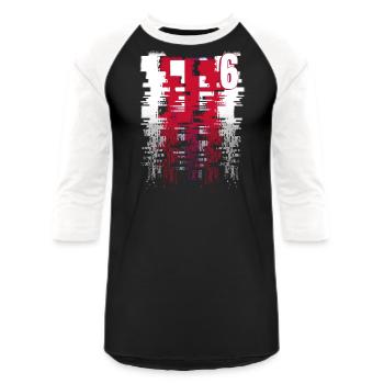 England Soccer team Jerseys England team 2022 numb - Unisex Baseball T-Shirt - black/white - Front - AI Model Female 172 light (172cm) & AI Model Male 178 light (178cm)