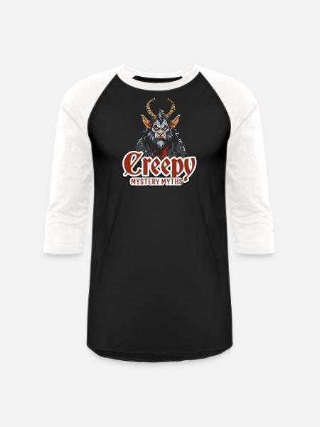 Cryptozoologists Cryptid Halloween - Unisex Baseball T-Shirt - black/white