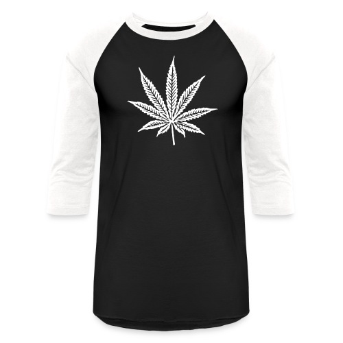 Cannabis Leaf - Unisex Baseball T-Shirt