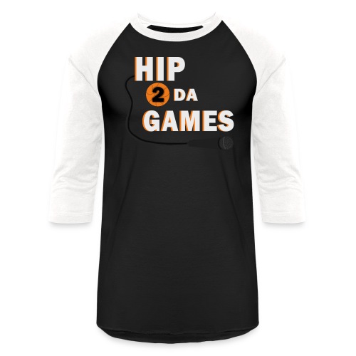Hip 2 Da Games Alternate logo - Unisex Baseball T-Shirt