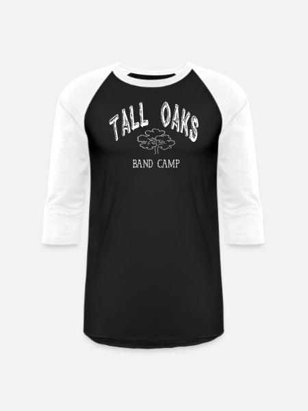 American Pie - Tall Oaks Band Camp - Unisex Baseball T-Shirt - black/white