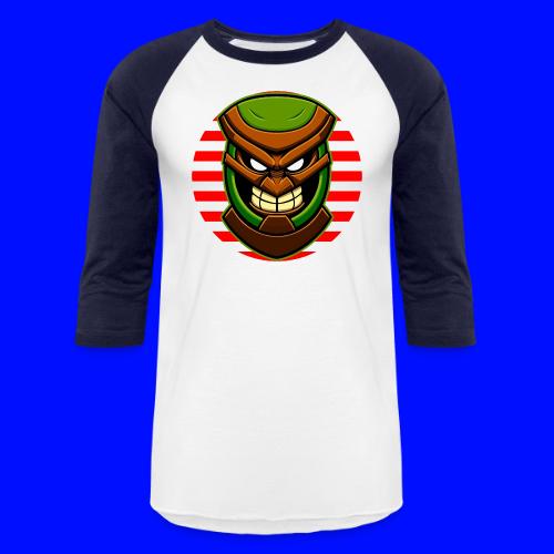 Tiki Statue - Unisex Baseball T-Shirt