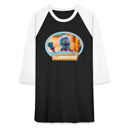 Blueberry's Clubhouse wave color - Unisex Baseball T-Shirt