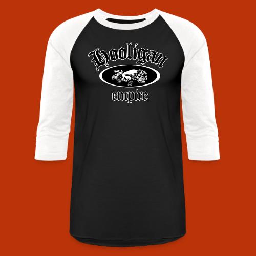 Hooligan Empire Lion Black - Unisex Baseball T-Shirt