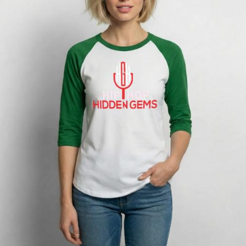 Hip Hop Hidden Gems - Unisex Baseball T-Shirt