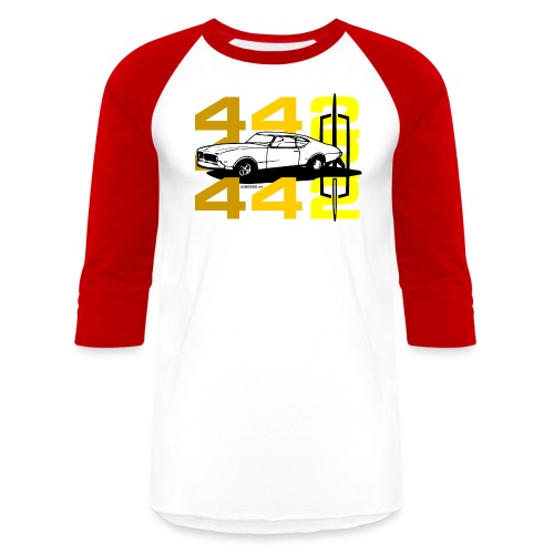 auto_oldsmobile_442_002a - Unisex Baseball T-Shirt