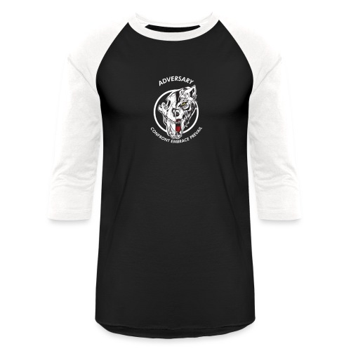 Wolf Skull - Unisex Baseball T-Shirt