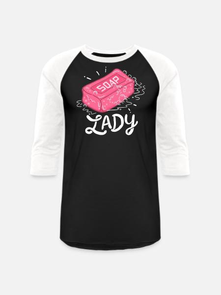 Soap - Unisex Baseball T-Shirt - black/white