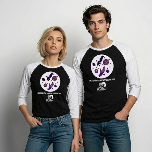 Unleash The Omnipotence Within - Unisex Baseball T-Shirt