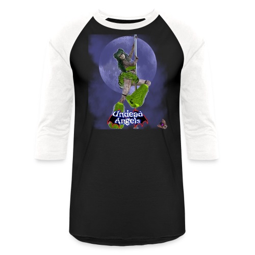 Undead Angels: Undead Dancer Emerald Full Moon - Unisex Baseball T-Shirt