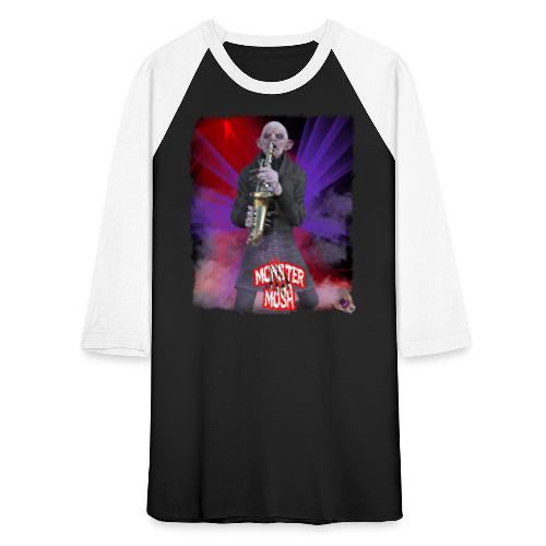 Monster Mosh Nosferatu Saxophone - Unisex Baseball T-Shirt