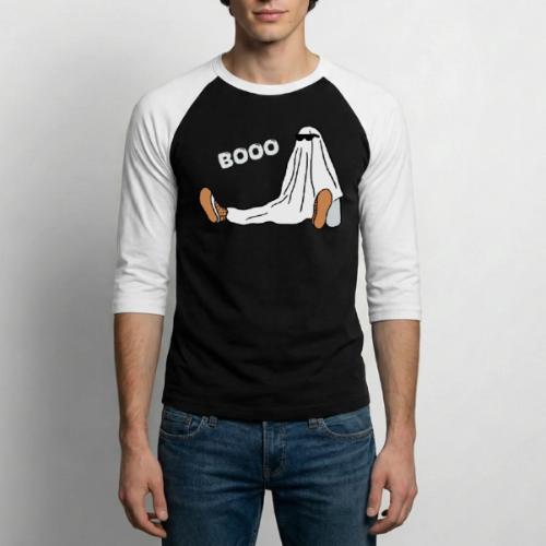 Ghost design - Unisex Baseball T-Shirt