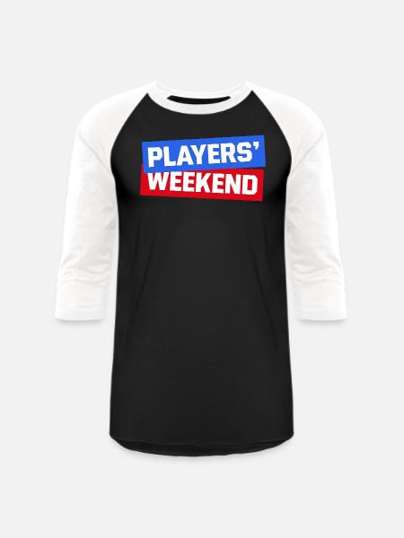 Players Weekend - Unisex Baseball T-Shirt - black/white