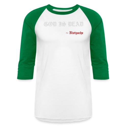 God Is Dead - Unisex Baseball T-Shirt