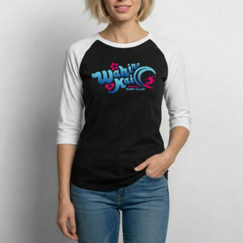 Wahine Kai LOGO international blue - Unisex Baseball T-Shirt