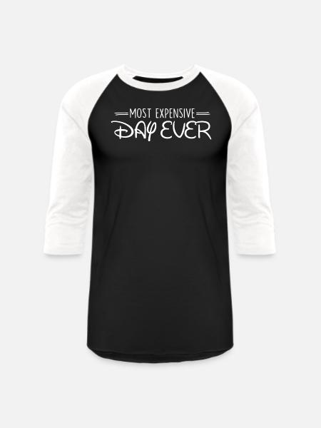 Most Expensive Day Ever - Unisex Baseball T-Shirt - black/white