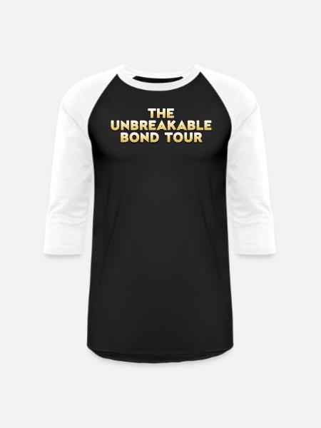 The Unbreakable Bond Tour - Unisex Baseball T-Shirt - black/white