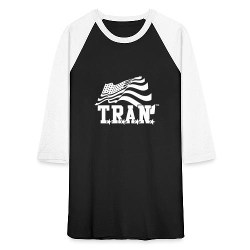 New Tran Logo Transparent inverted png - Unisex Baseball T-Shirt
