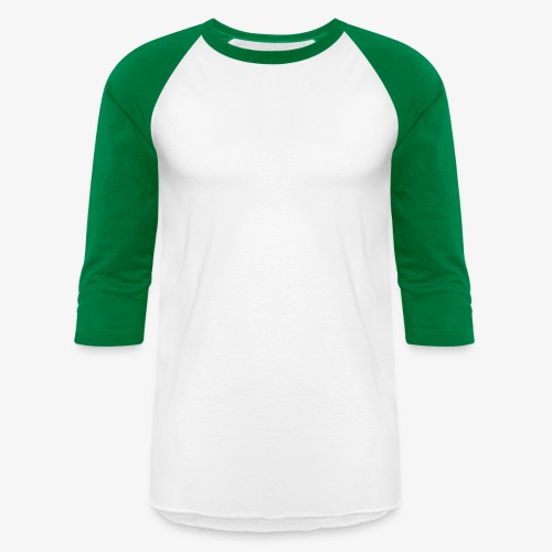 white leaf - Unisex Baseball T-Shirt