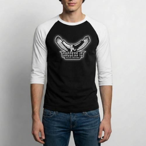 Success Is Killer Instinct - Unisex Baseball T-Shirt