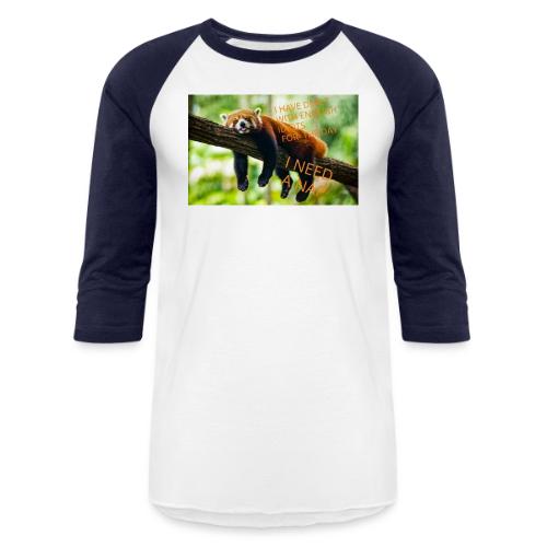 Fox napping meme - Unisex Baseball T-Shirt