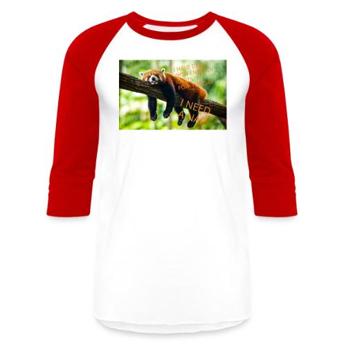 Fox napping meme - Unisex Baseball T-Shirt