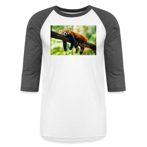 Fox napping meme - Unisex Baseball T-Shirt