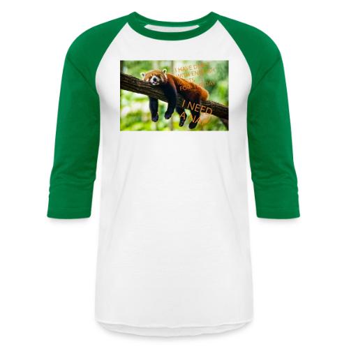 Fox napping meme - Unisex Baseball T-Shirt