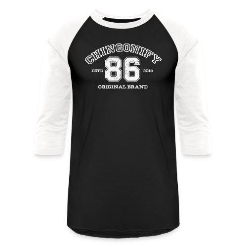 CHINGONIFY ORIGINAL BRAND 86 - Unisex Baseball T-Shirt