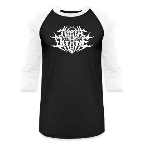 Teeth Of The Divine Logo WHITE - Unisex Baseball T-Shirt